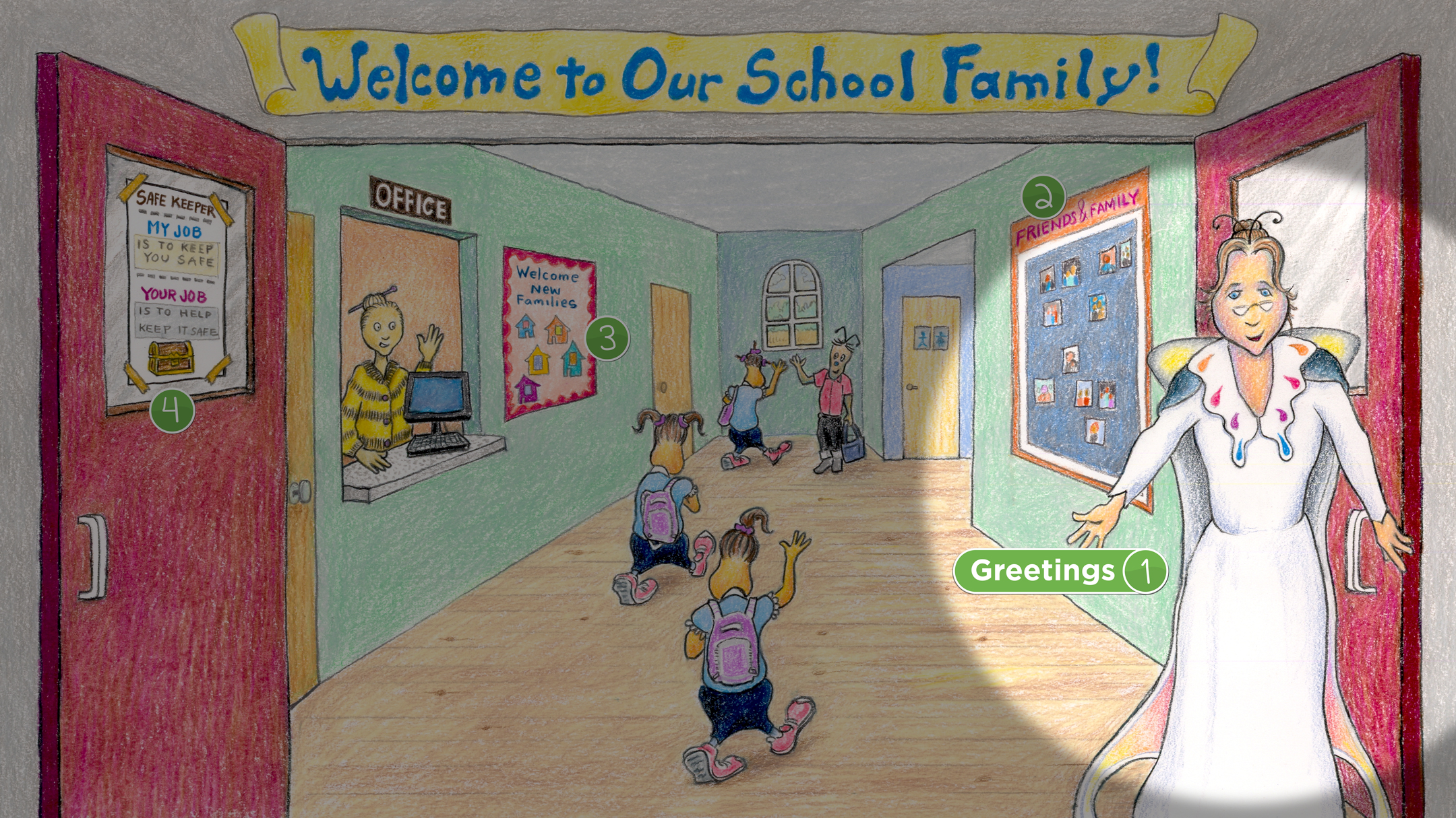 Entrance: Greetings