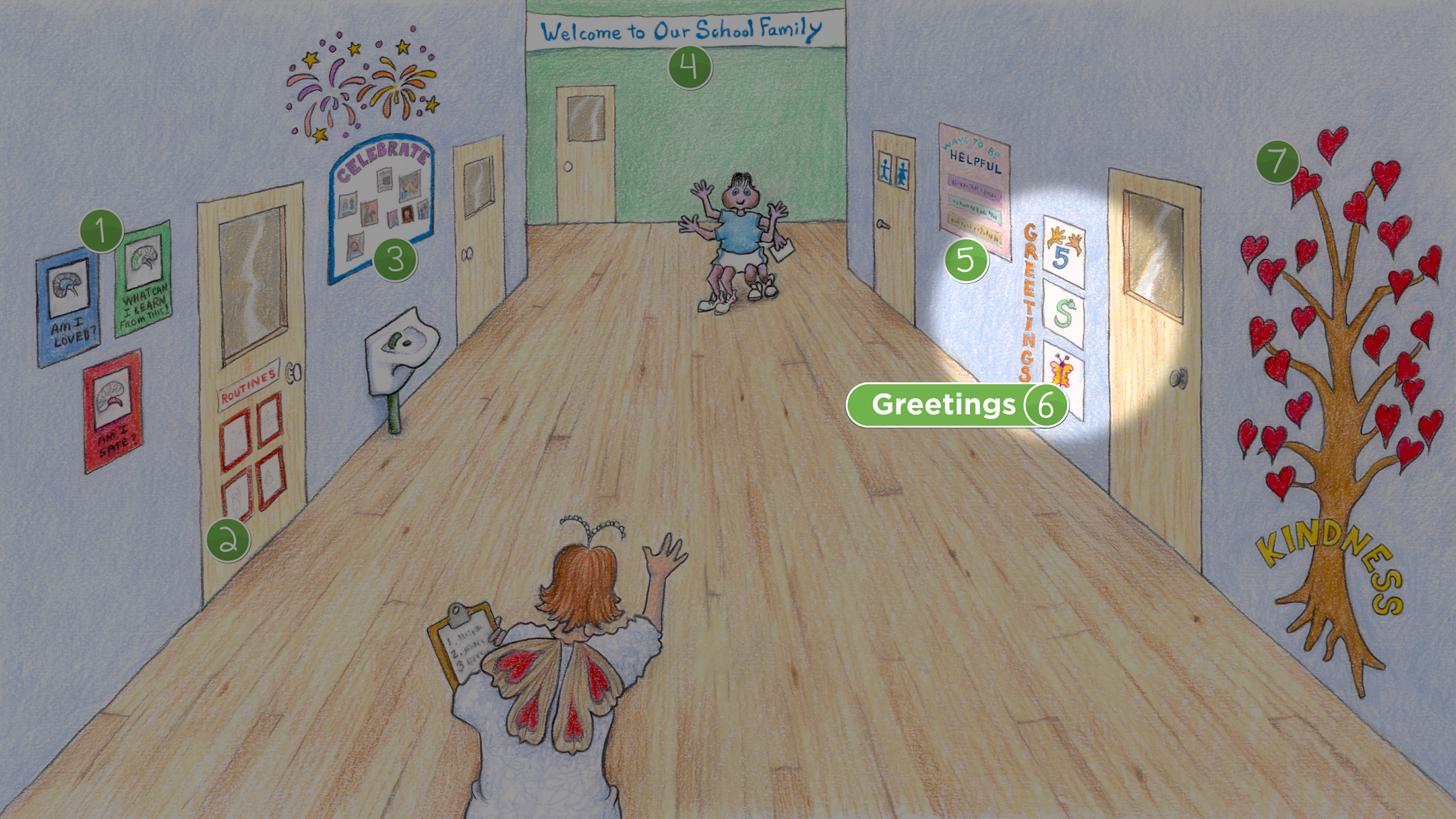 Hallway: Greetings