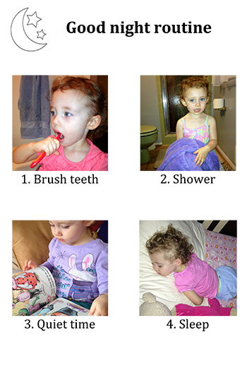 Toddler Room: Visual Routine
