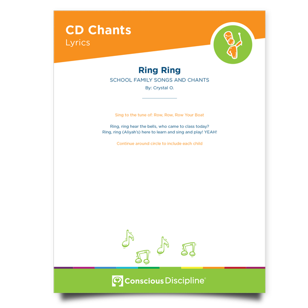 Conscious Discipline Chants: Ring, Ring
