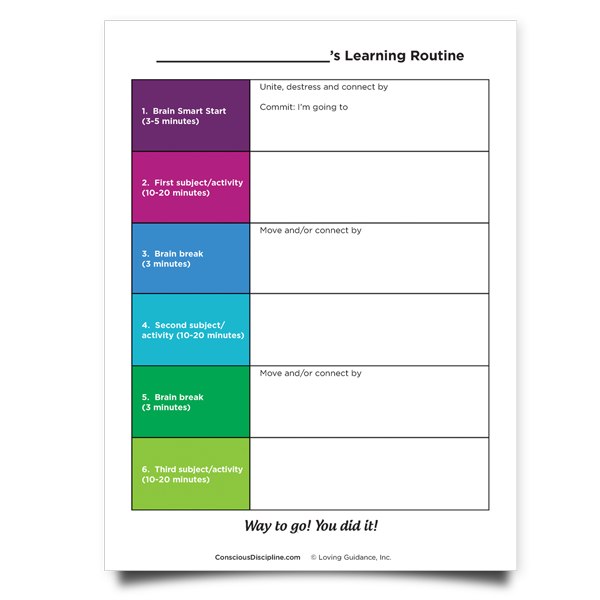 Learning Routines for Children